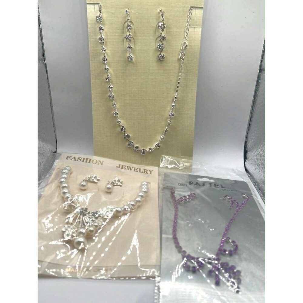 Bundle of 3 Fashion Jewelry Sets – New in Packaging